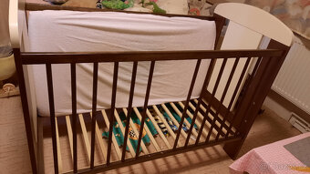 Dětská postýlka medvídek a motýlek Drewex - 4