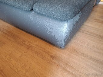 Rohový gauč s taburetem - rezervováno - 4