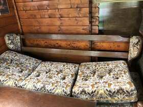 gauč s 2 křesly + stůl - 4