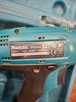 Aku šroubovák - vrtačka Makita 6270D - 4