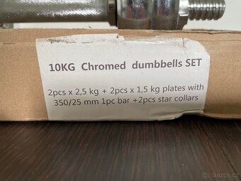 Set jednoručních nakládacích činek 2x 10 kg - 4