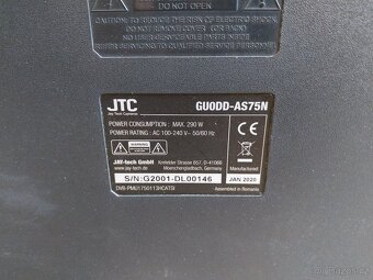 Prodám Televizi zn JTC Smart.75 inch. - 4