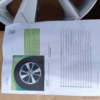 Prodám NOVÉ Sadu Alu Kola Orig. ŠKODA R16, - 4