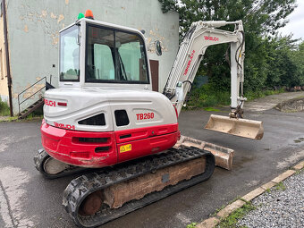 Pásový bagr Takeuchi TB260,5735kg,2016,3xlžíce - 4