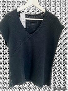 Soulad alpaka vlněný svetr vesta unisex PC 100 Eur - 4