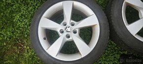 ALU kola na zimní pneu 215/45/R16 5x100 ET46 - 4