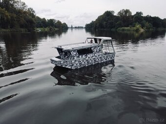 Profesionální rybářský člun s kabinou, možnost elektromotoru - 4