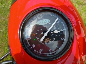 Jawa 350 CL Pérák červená Limitka č. 15 - najeto 2110 Km - 4