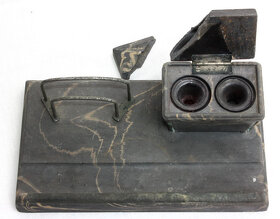 Kalamář, leštěný kámen + kov, odhad rok 1920 - 4