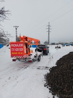 PŘÍVĚSNÁ PRACOVNÍ PLOŠINA 14 m PRONÁJEM - 4