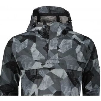 Pánská lyžařská bunda ALPINE PRO AXAT MJCX460 ŠEDÁ vel. XL - 4