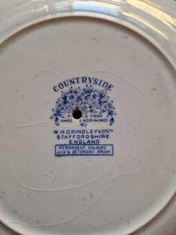 Starožitný etažér - Anglický porcelán - 4