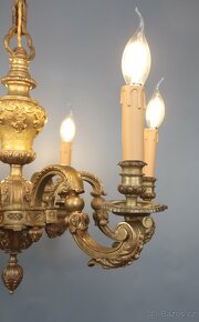 Bronzový lustr Mazarin - 4
