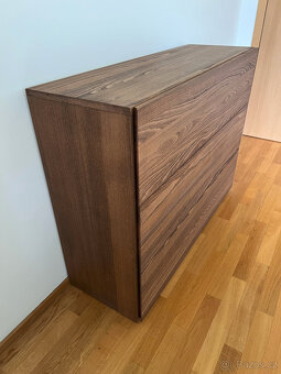 Komoda z masivu, buk, 120x40x90 - 4