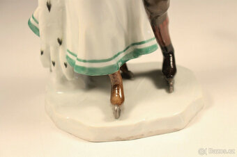 Alfred Otto KÖNIG (1871-1940) Porcelánová figurka míšeňského - 4
