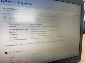 HP Elitebook 1040 G3 + dokovačka - 4
