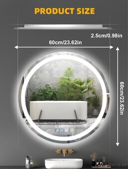 Zrcadlo do koupelny 60x60 - 4