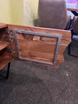 NOVÁ Luxusní 3d designová TV komoda Solu Akácie - 4