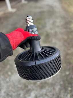 Industriální stropní průmyslová smaltovaná lampa - 4