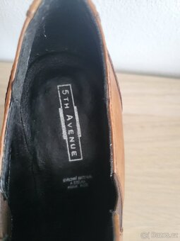 Kožené boty 5TH AVENUE, vel 37 - 4