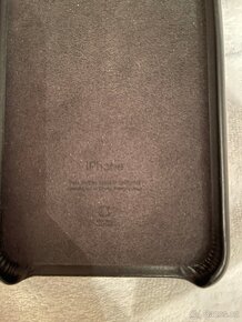 Apple iPhone 8 Plus/7 Plus Kožený kryt černý - 4