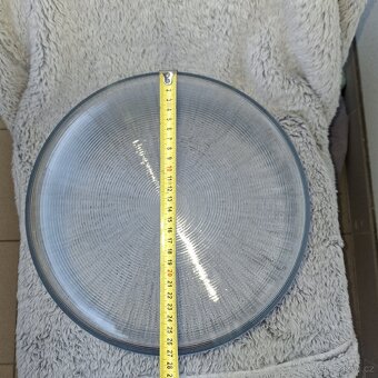 Velká skleněná doza - poklop š 33 x v 17 - 4