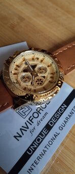 perfektní pilotské hodinky NAVIFORCE US ARMY chronograf - 4