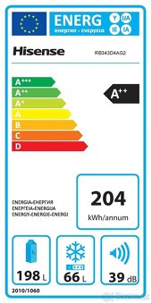 Prodej lednice HISENSE RB343D4AG2 - 4