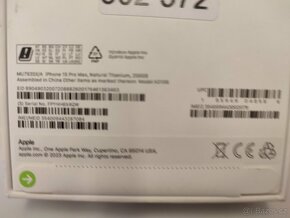 APPLE IIPHONE 15PRO MAX FUNGL NOVY, KOMPLETNÍ BALENÍ - 4