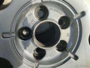 ALU kola R15, Volkswagen golf 4 originál, letní pneu - 4