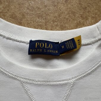 Ralph Lauren Polo bílá mikina - 4
