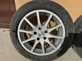 Zánovní ALU kola Aluett + letní pneu (5x108, Ford Mondeo...) - 4