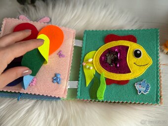 Quiet book. Plstěná kniha. Dárek pro děti. Hračka pro děti - 4