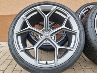 22″ 5×112 AUDI RS6 / RS7 PERFORMANCE “TITAN GRAY MATT” nové - 4
