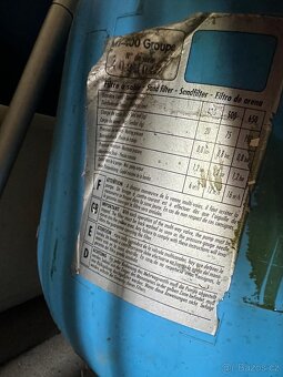 bazén. pískový filtr Azuro 4, čerpadlo, hadice atd. - 4