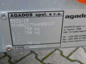 nákladní valníkový přívěs AGADOS HANDY 2 NV 1 - 4