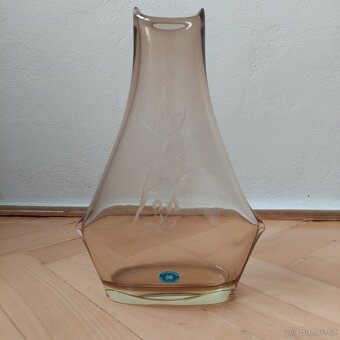 Retro vaza Bohemia glass nova - 4