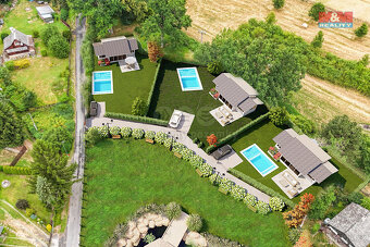 Prodej pozemku k bydlení s rybníkem, 3217 m², Cheb - 4