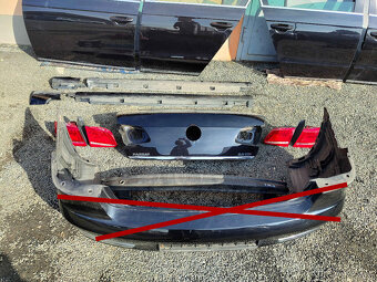 Karosářské díly Passat B7 sedan - černá LC9X - 4