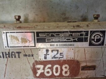 Rok výroby 1977, použité tabulové nůžky NTE 2000/2,5B - 4