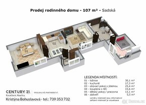Prodej RD 3+1, 107 m2, pozemek 243 m2, Sadská - 4