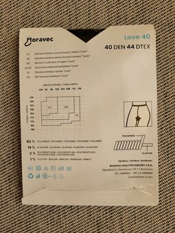 Nové dámské punčocháče Love zn. Moravec, vel. L - 4