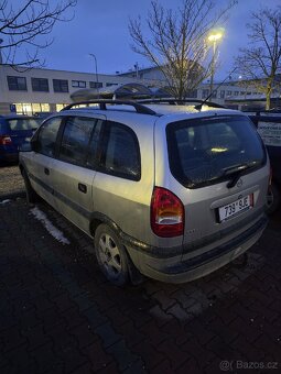 Prodám bez TP na ND Opel zafira 1.8 i - 4