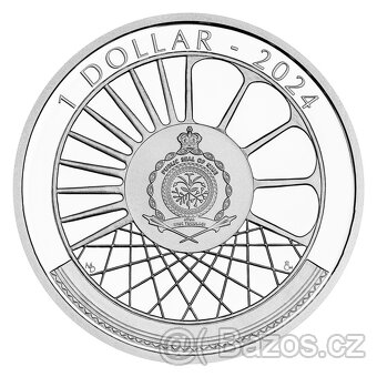 Stříbrná mince Na kolech - Motocykl JAWA Californian proof - 4