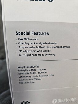 8BitDo Retro Mouse – NOVÁ, jen rozbalená - 4