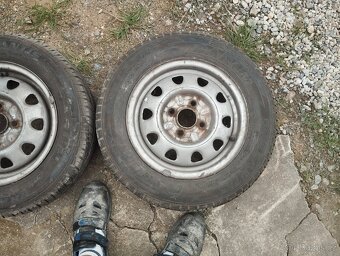 4x100 R13 plechové disky s letními pneu - 4