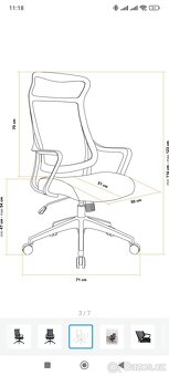 Kancelářská židle alza ergo chair dune 2 - 4