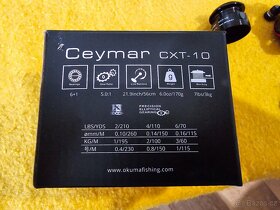 Rybářský naviják Okuma Ceymar CXT-10 - 4