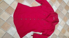 ORSAY Krásná rudá bavlněná košile 3/4 rukáv, vel: 40 - 4