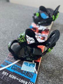 Dětský snowboardový set Nitro 121 cm s vázáním SP Kido Black - 4